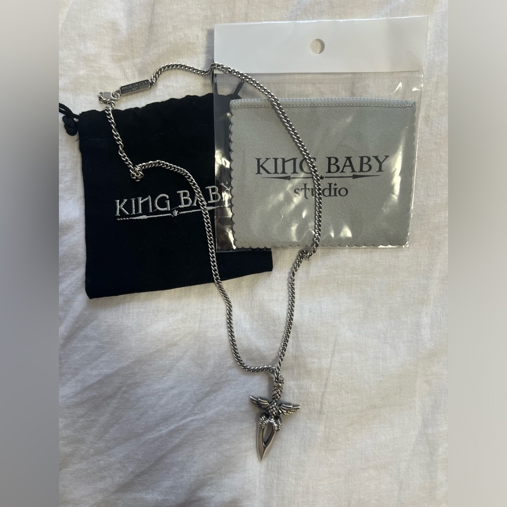 KING BABY STUDIO Talon Dagger NECKLACE Pendant with Chain